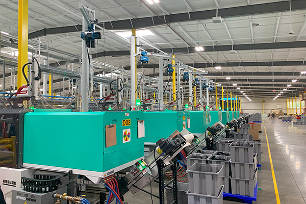 The new igus facility is 190,000 square feet. The company currently runs 50 machines in the new space, but has room for 150. Recently, igus announced that its E2.10 series of e-chain plastic cable carriers were incorporated into the JEEVES autonomous mobile hospitality robot.